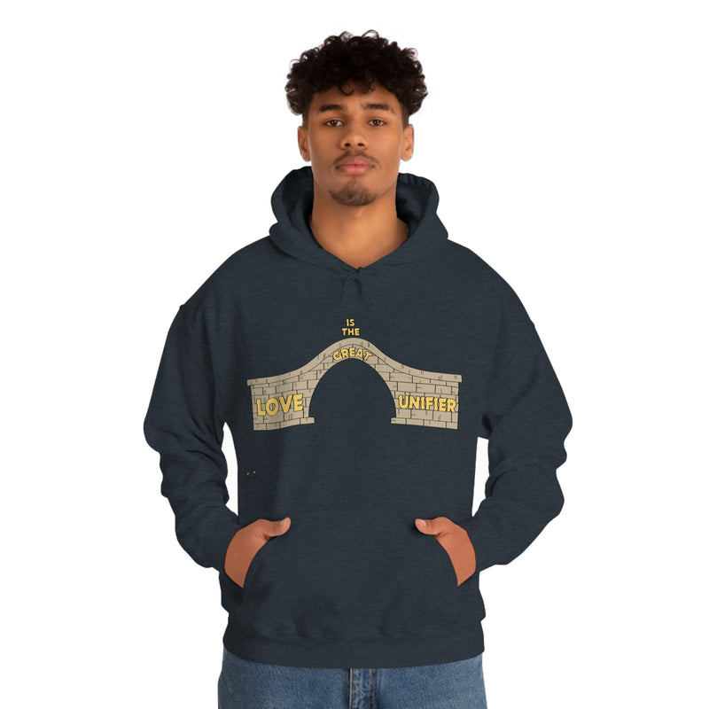 Unisex Heavy Blend Hooded Sweatshirt Love Is The Great Unifier