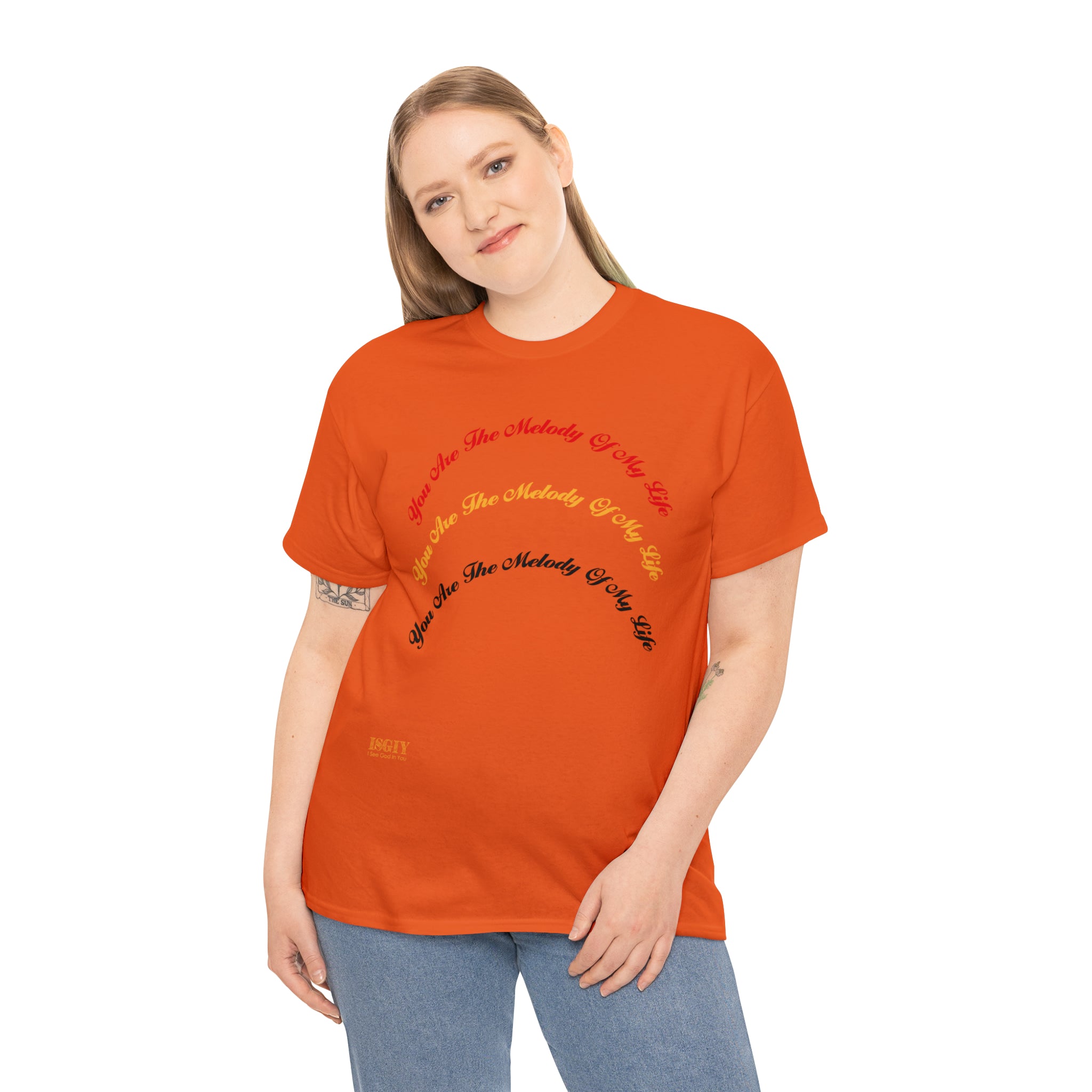 Unisex Heavy Cotton Tee...You Are The Melody multi