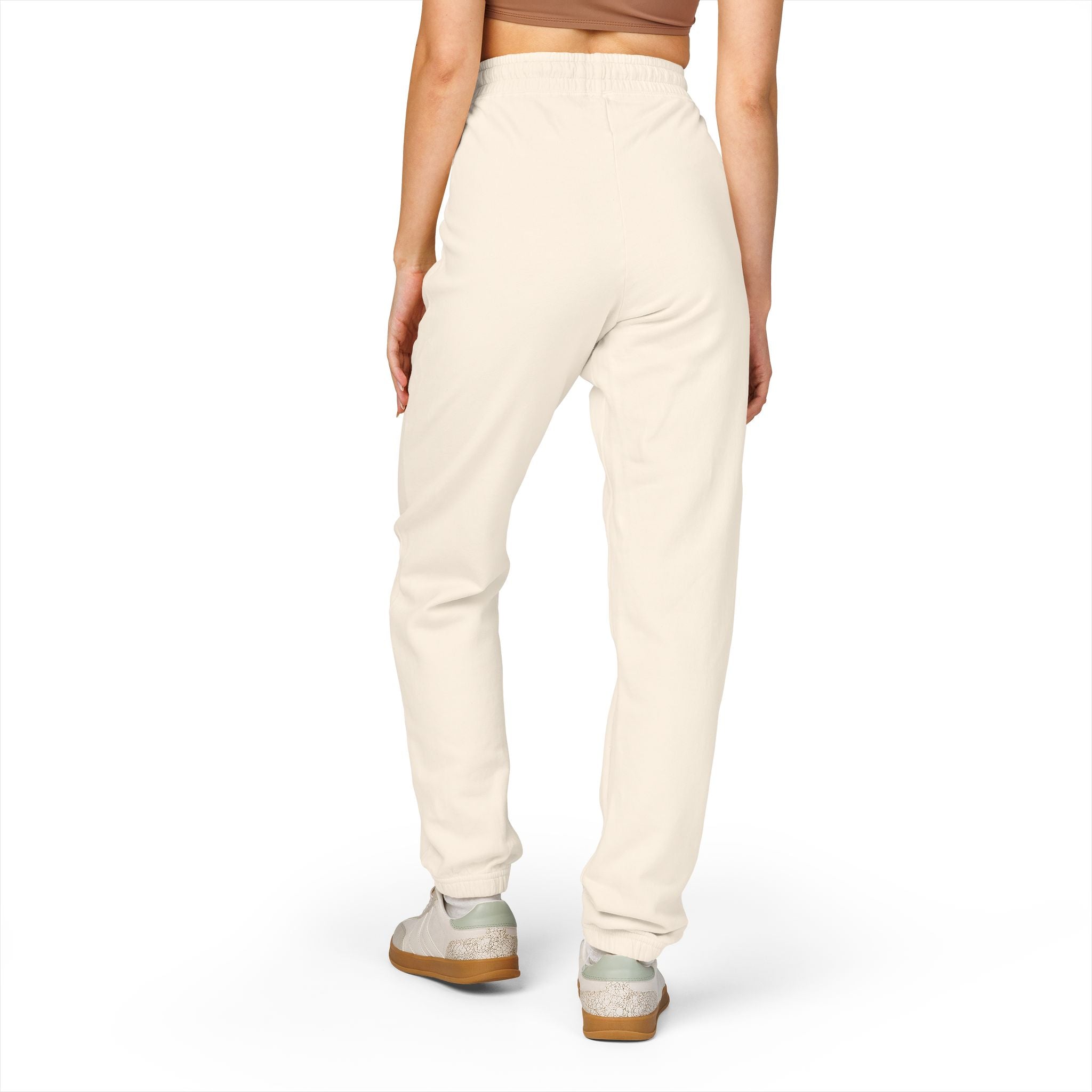 Thank You Jesus Sweatpants — Garment-Dyed Cozy Fleece Joggers