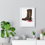 Premium Framed Vertical Poster...Love Over Fear