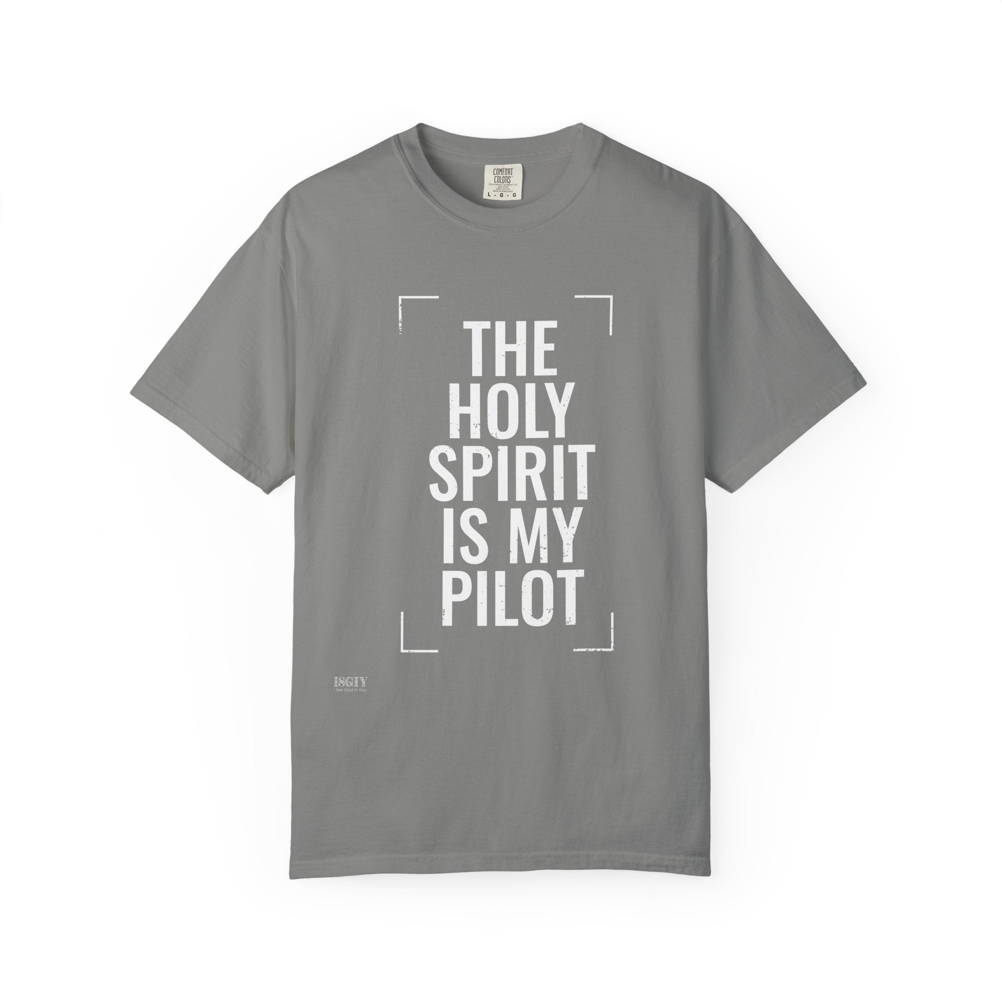 Holy Spirit Is My Pilot T-Shirt — Christian Faith Graphic Tee