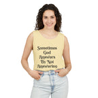 Sometimes God Answers By Not Answering Christian Tank Top