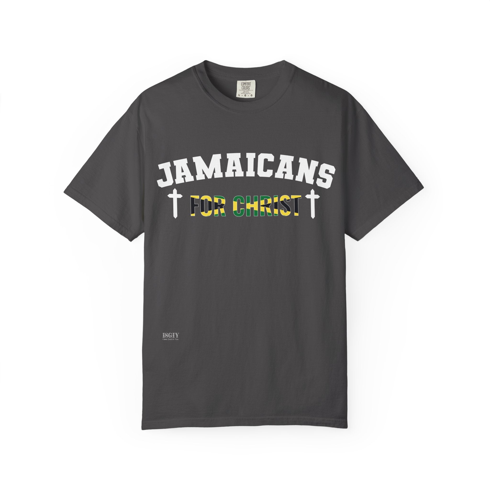 Jamaicans for Christ T-Shirt — Faith & Island Pride Garment-Dyed Tee