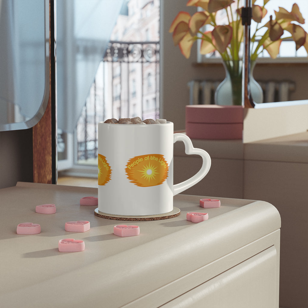 Heart-Shaped Mug People Of The Light