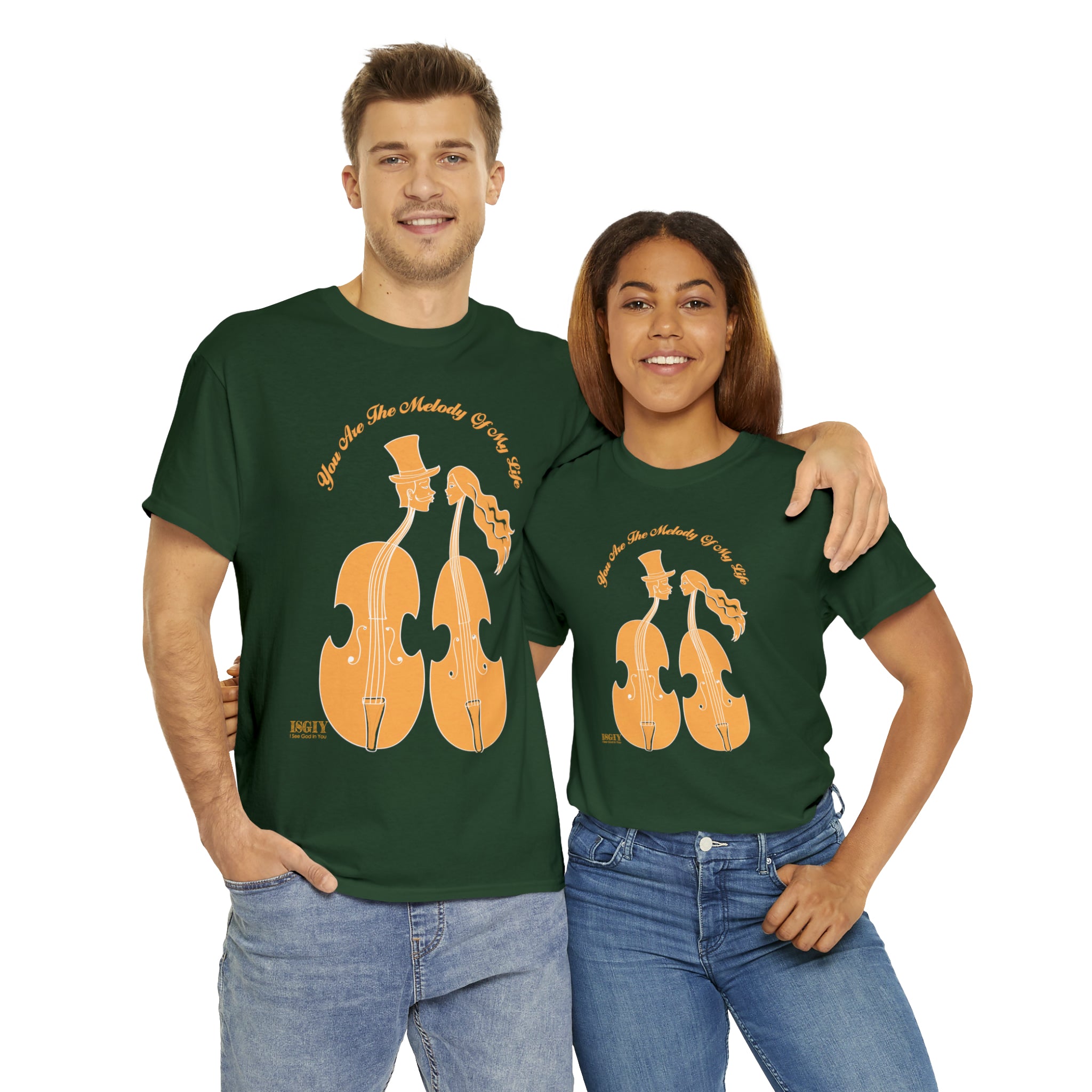 Copy of Unisex Heavy Cotton Tee...You Are The Melody Yel