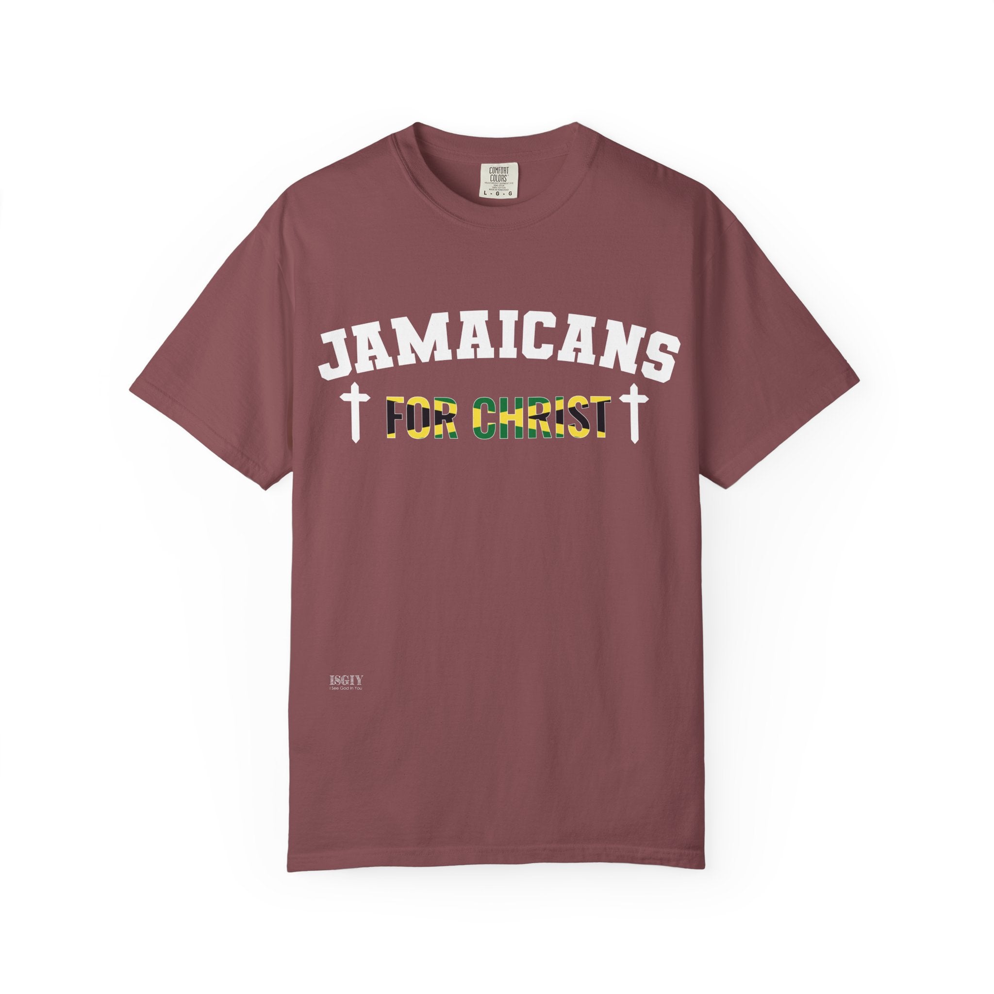 Jamaicans for Christ T-Shirt — Faith & Island Pride Garment-Dyed Tee