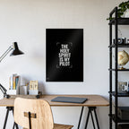 Gloss Poster — "The Holy Spirit Is My Pilot" Christian Wall Art