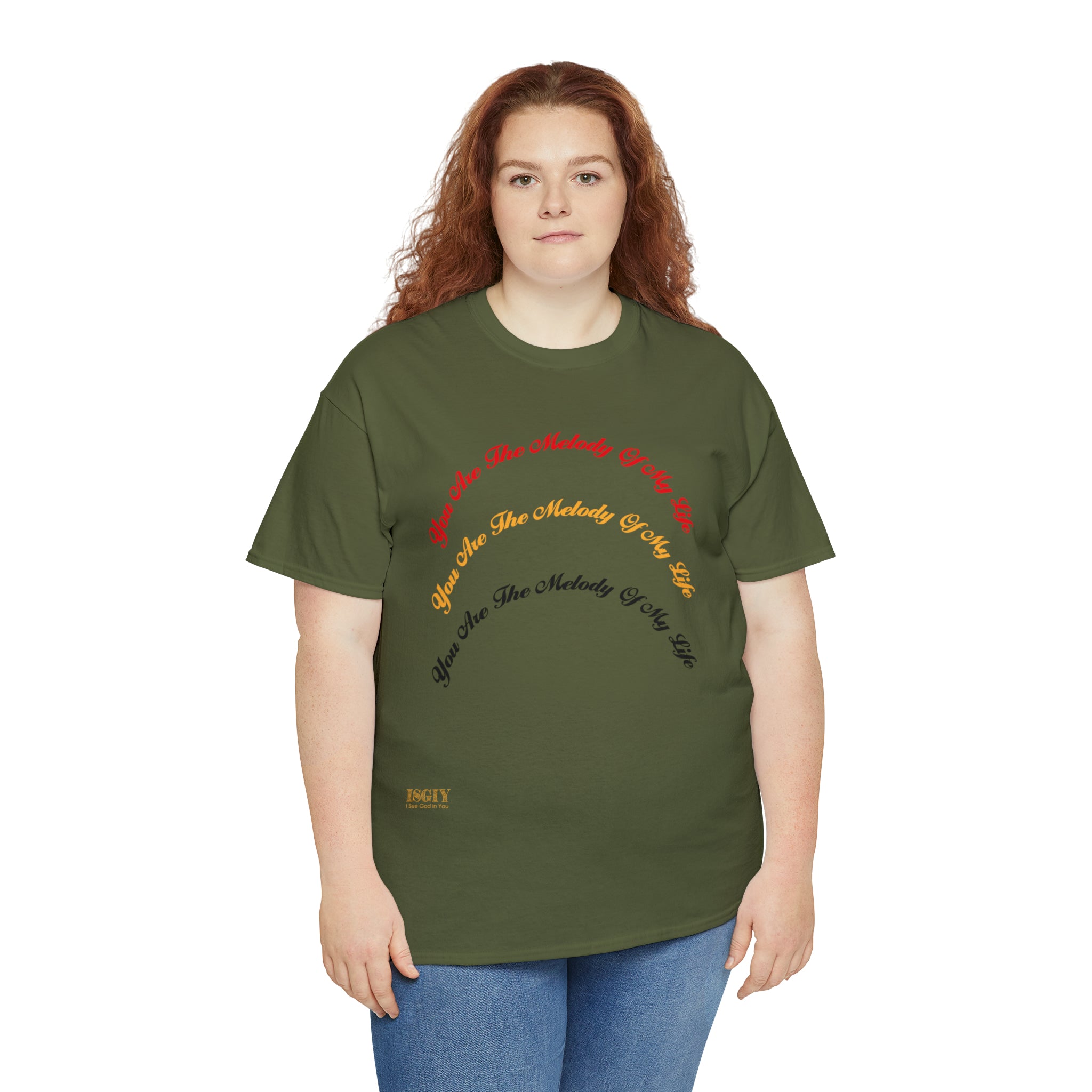 Unisex Heavy Cotton Tee...You Are The Melody multi
