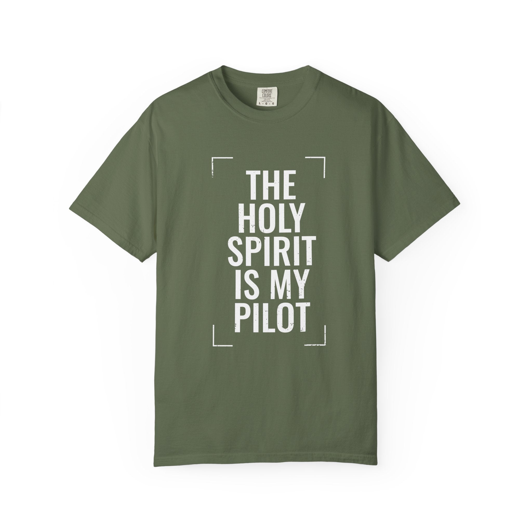 Holy Spirit Is My Pilot T-Shirt — Christian Faith Graphic Tee