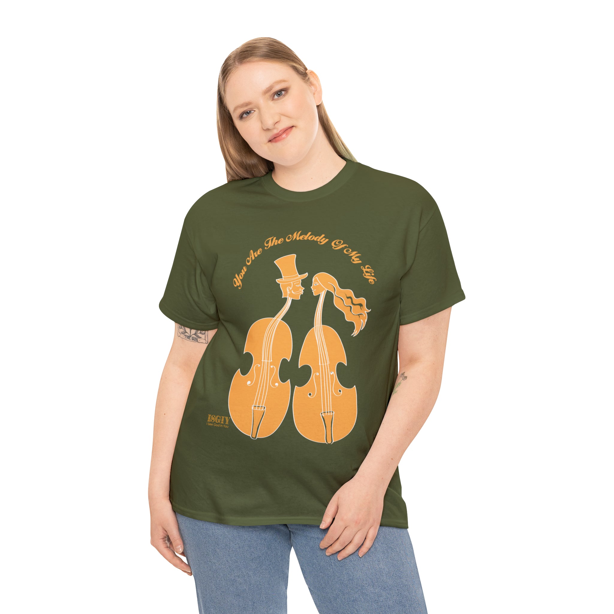 Copy of Unisex Heavy Cotton Tee...You Are The Melody Yel