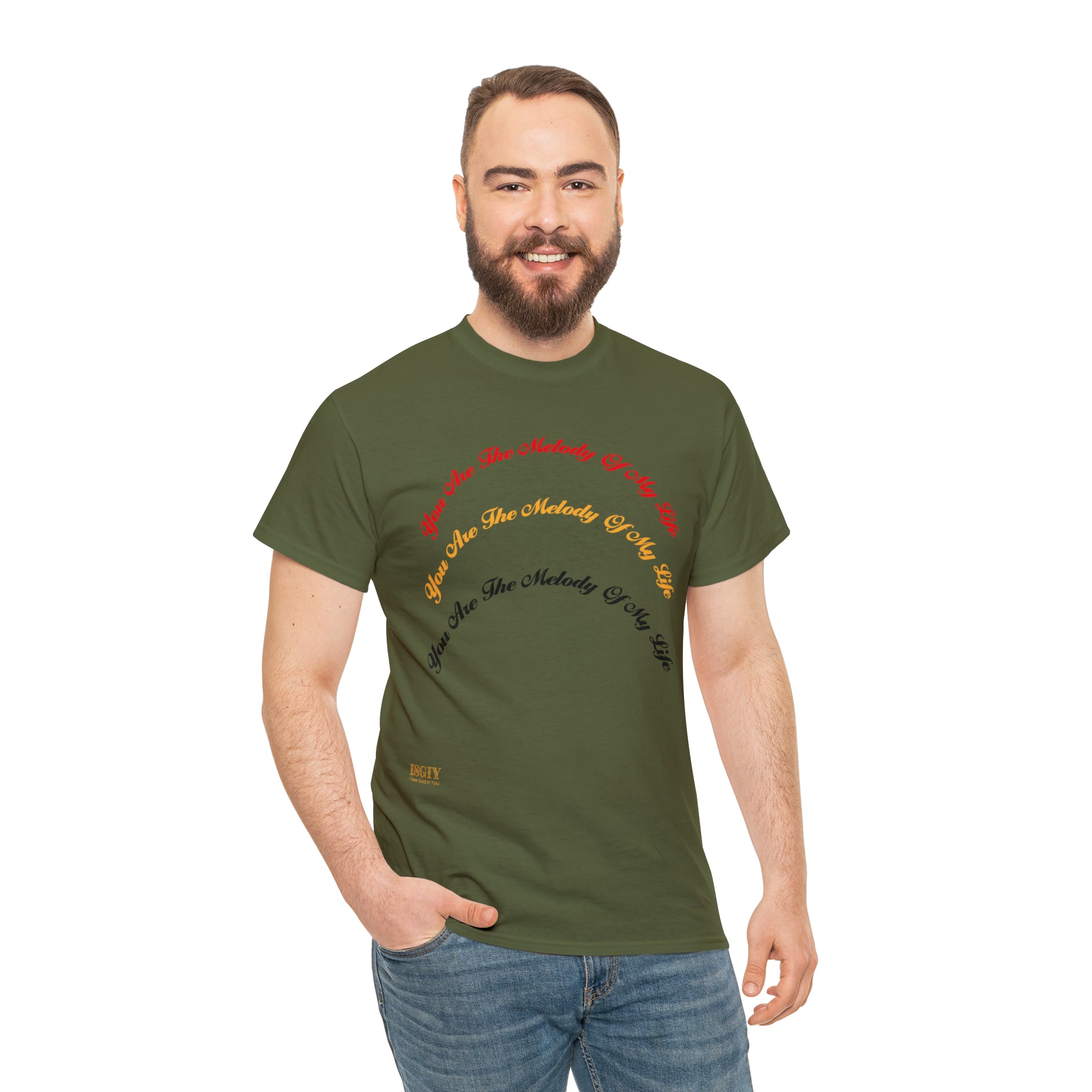 Unisex Heavy Cotton Tee...You Are The Melody multi