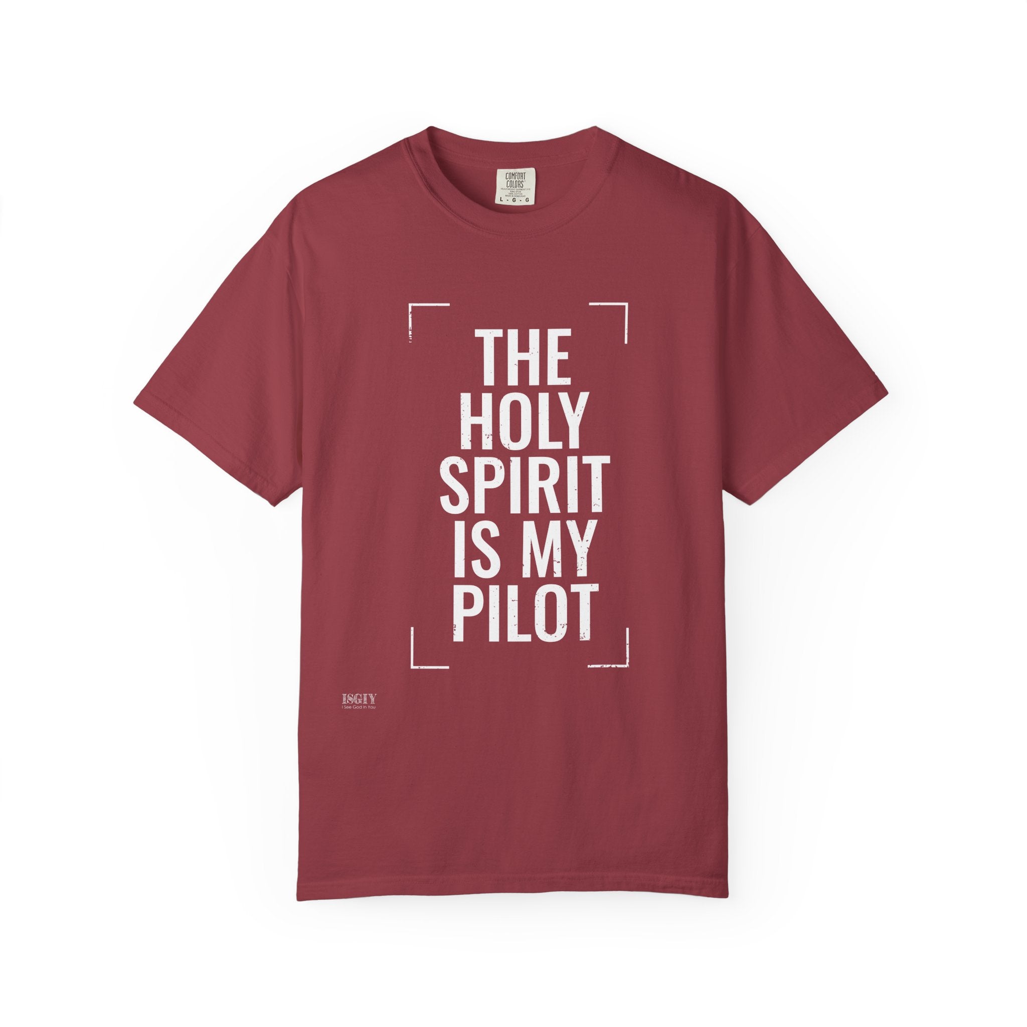 Holy Spirit Is My Pilot T-Shirt — Christian Faith Graphic Tee