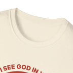 I See God In You Dove T-Shirt — Christian Faith Inspirational Tee