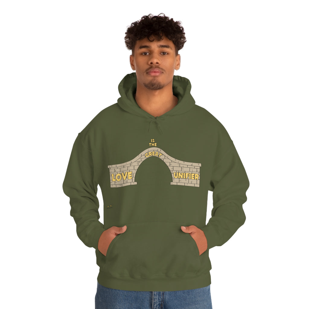 Unisex Heavy Blend Hooded Sweatshirt Love Is The Great Unifier