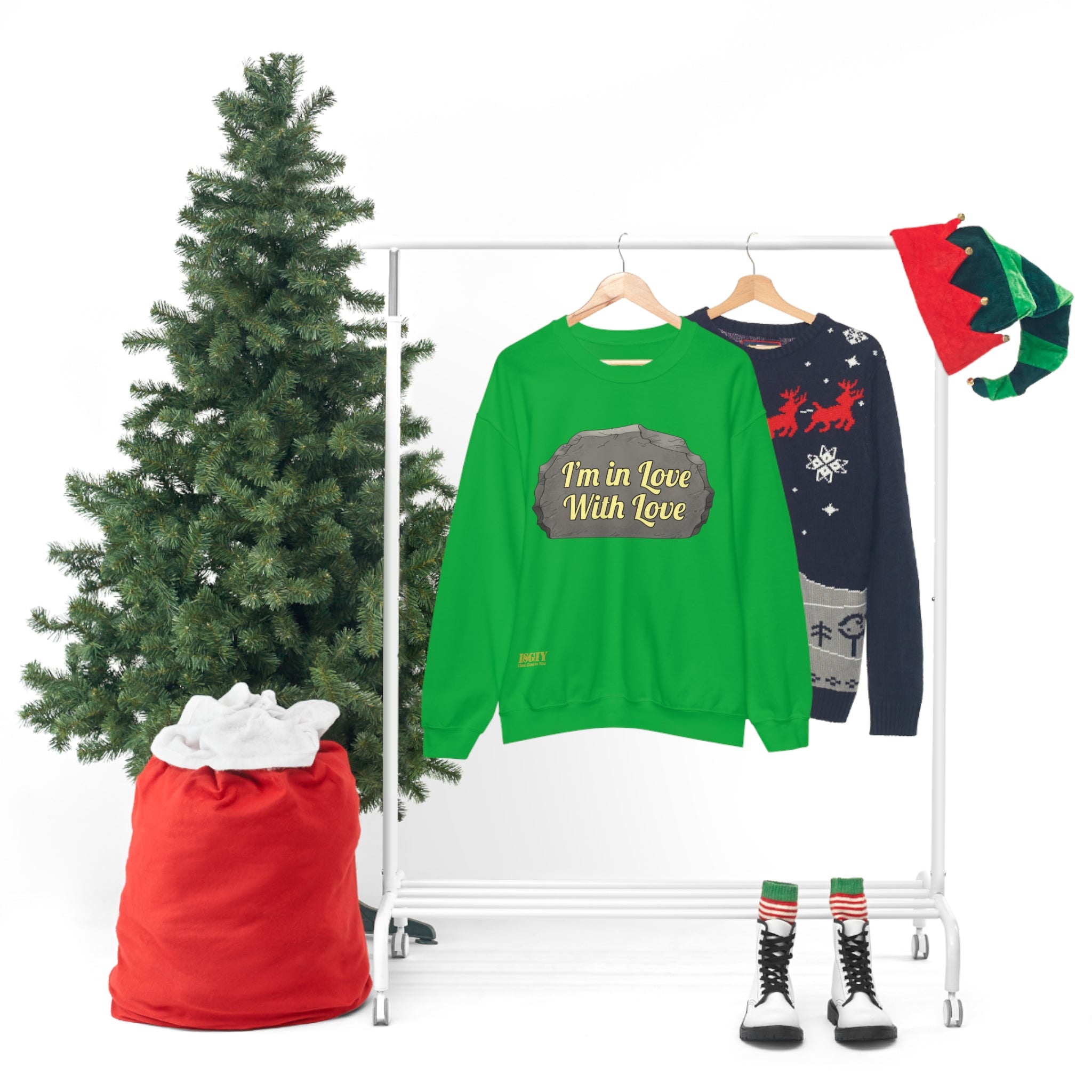 Unisex Heavy Blend Crewneck Sweatshirt In Love With Love