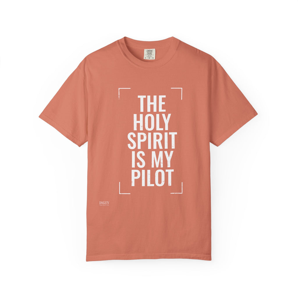 Holy Spirit Is My Pilot T-Shirt — Christian Faith Graphic Tee