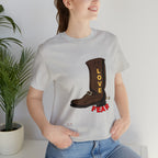 Unisex Jersey Short Sleeve Tee. Love Over Fear