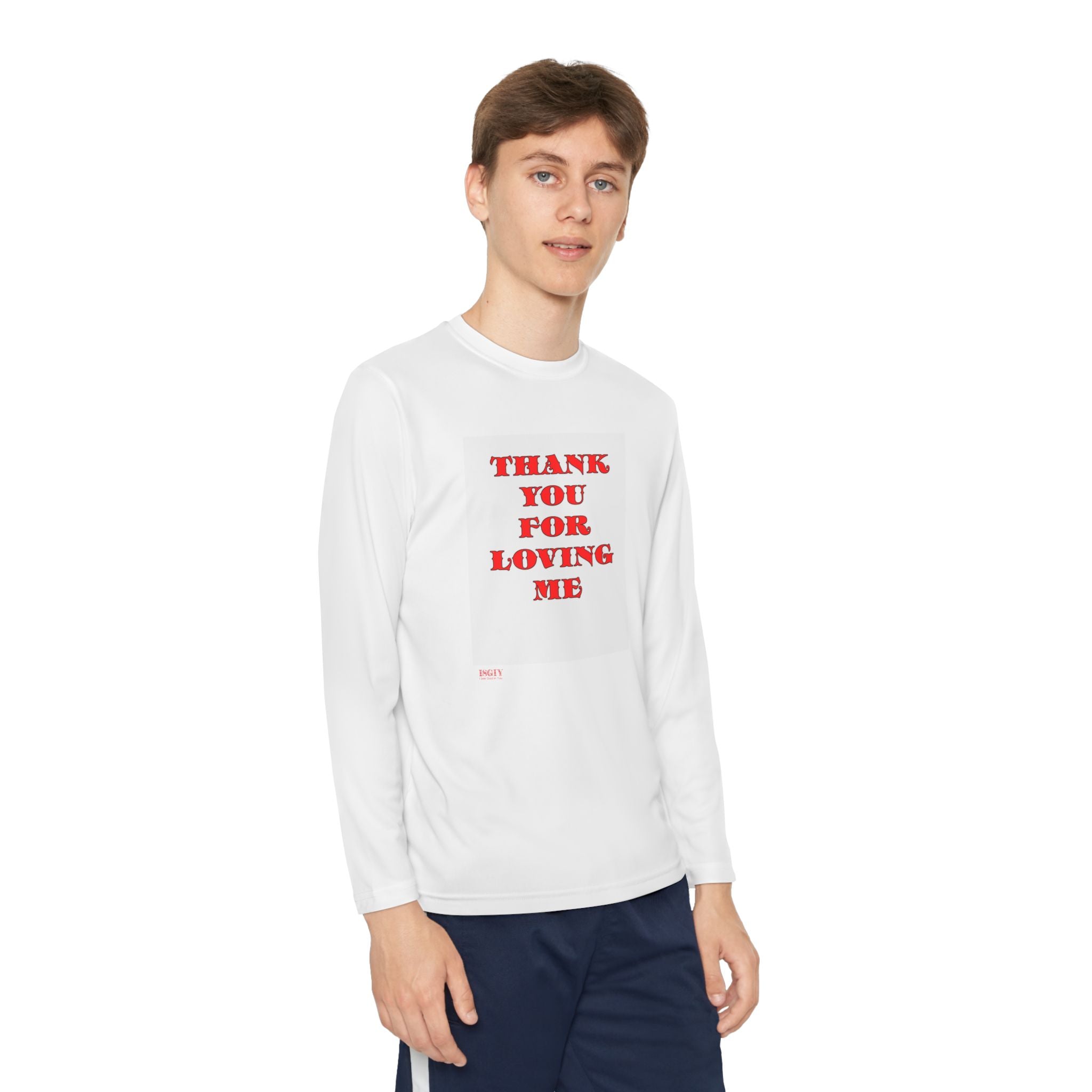 Youth Long Sleeve Competitor Tee Thank You