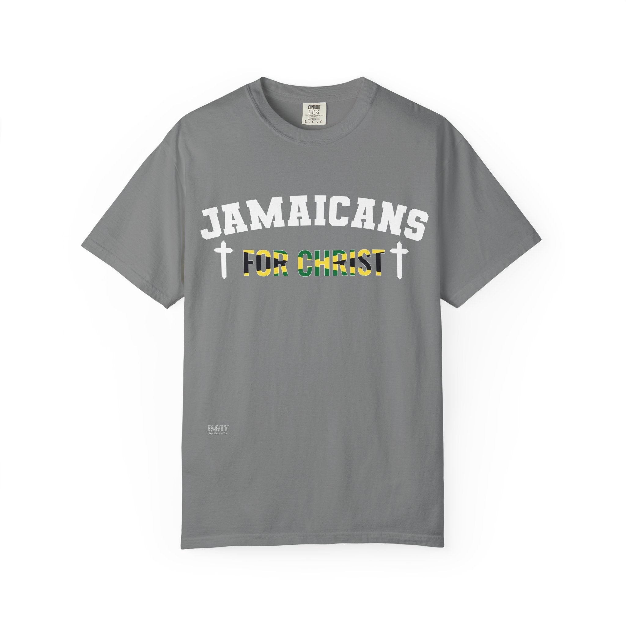 Jamaicans for Christ T-Shirt — Faith & Island Pride Garment-Dyed Tee