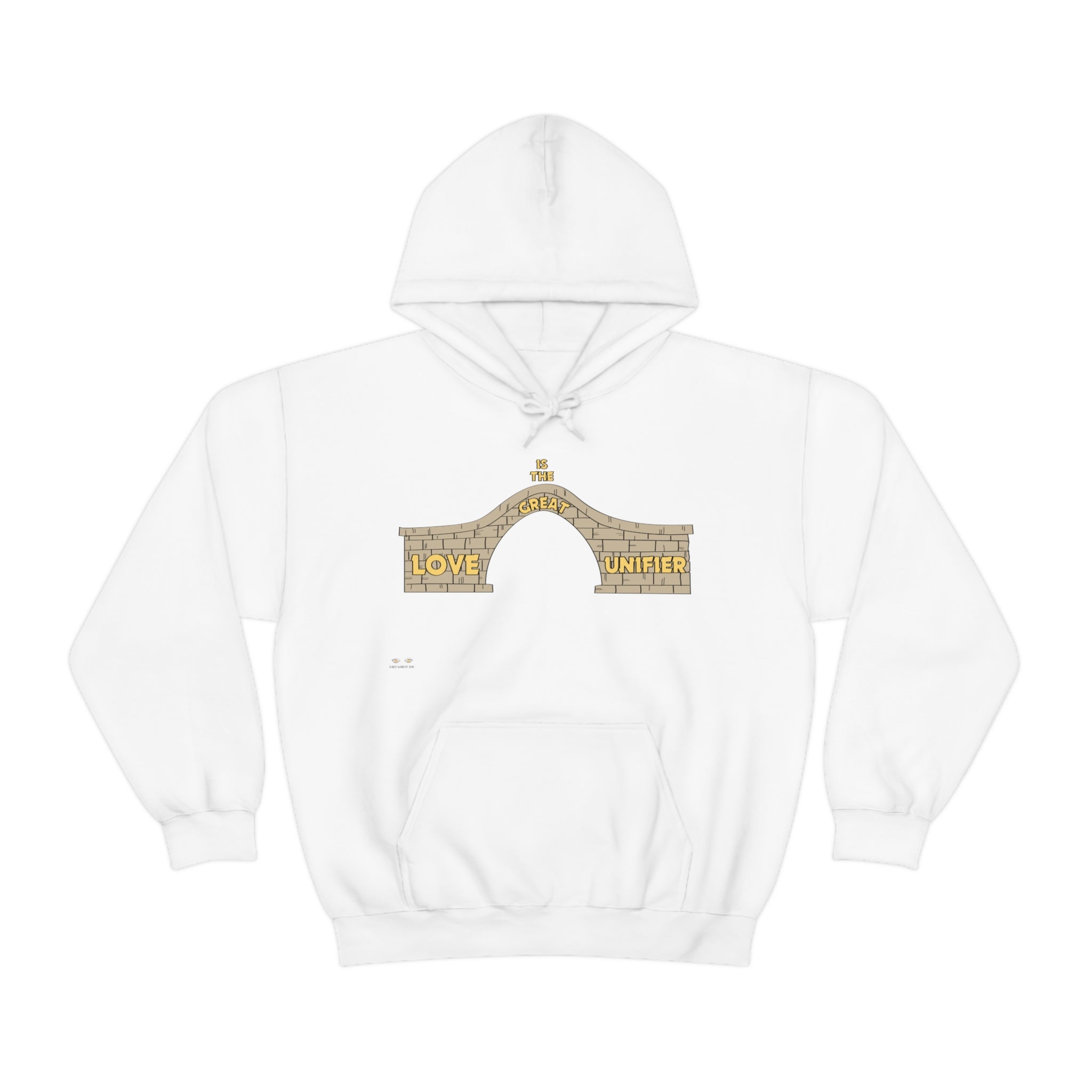 Unisex Heavy Blend Hooded Sweatshirt Love Is The Great Unifier