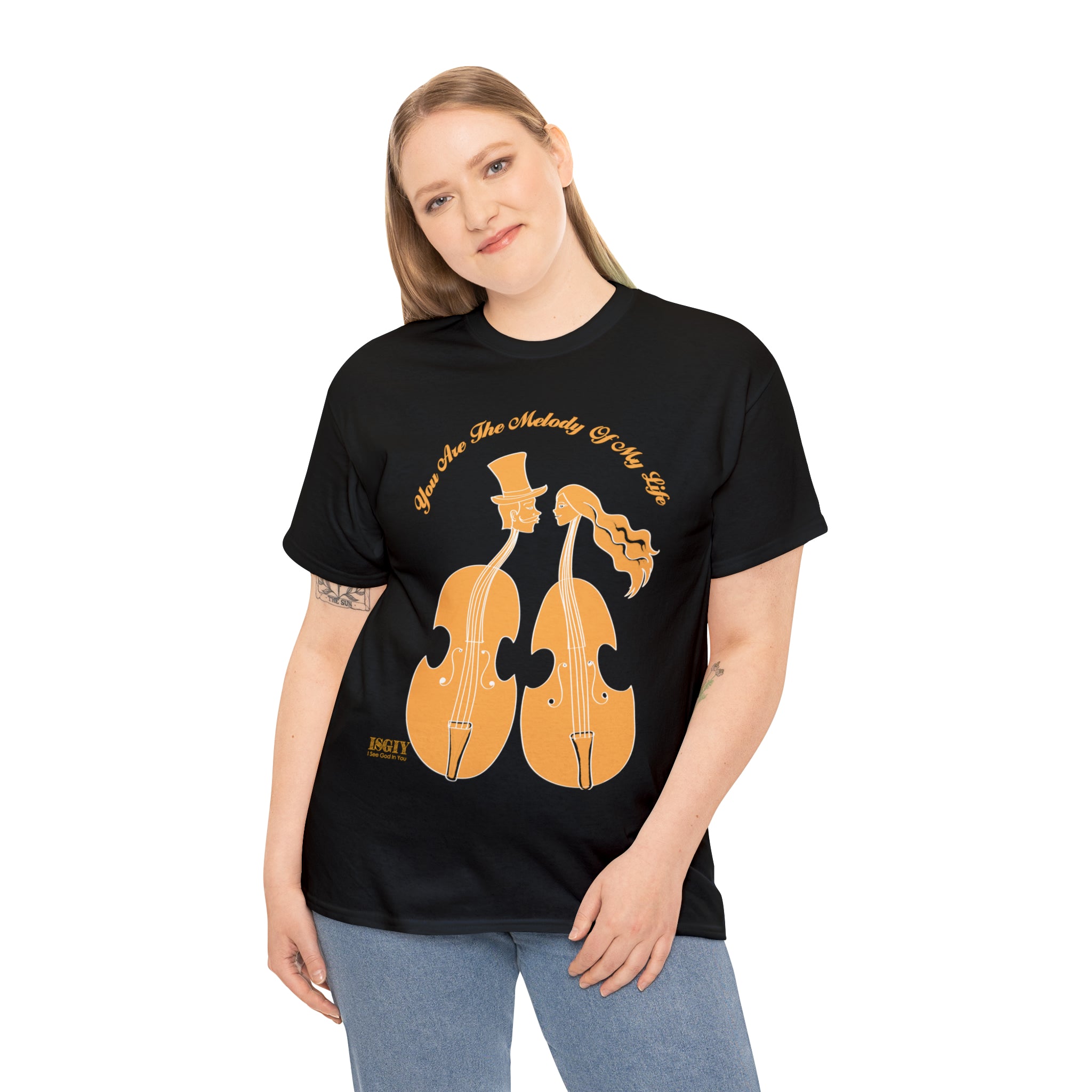 Copy of Unisex Heavy Cotton Tee...You Are The Melody Yel