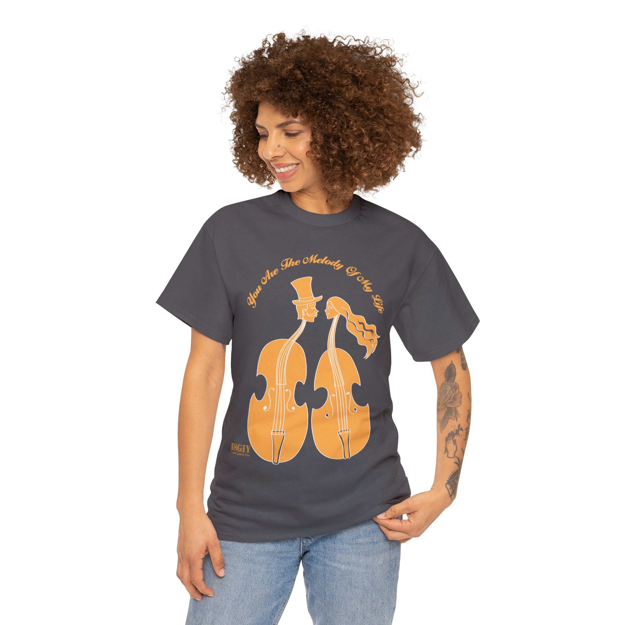 Copy of Unisex Heavy Cotton Tee...You Are The Melody Yel