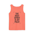 Holy Spirit Is My Pilot Tank Top — Christian Faith Graphic Tank