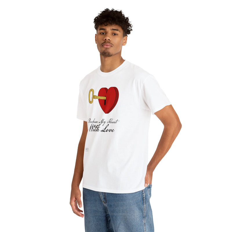Unisex Heavy Cotton Tee Purchase My Heart