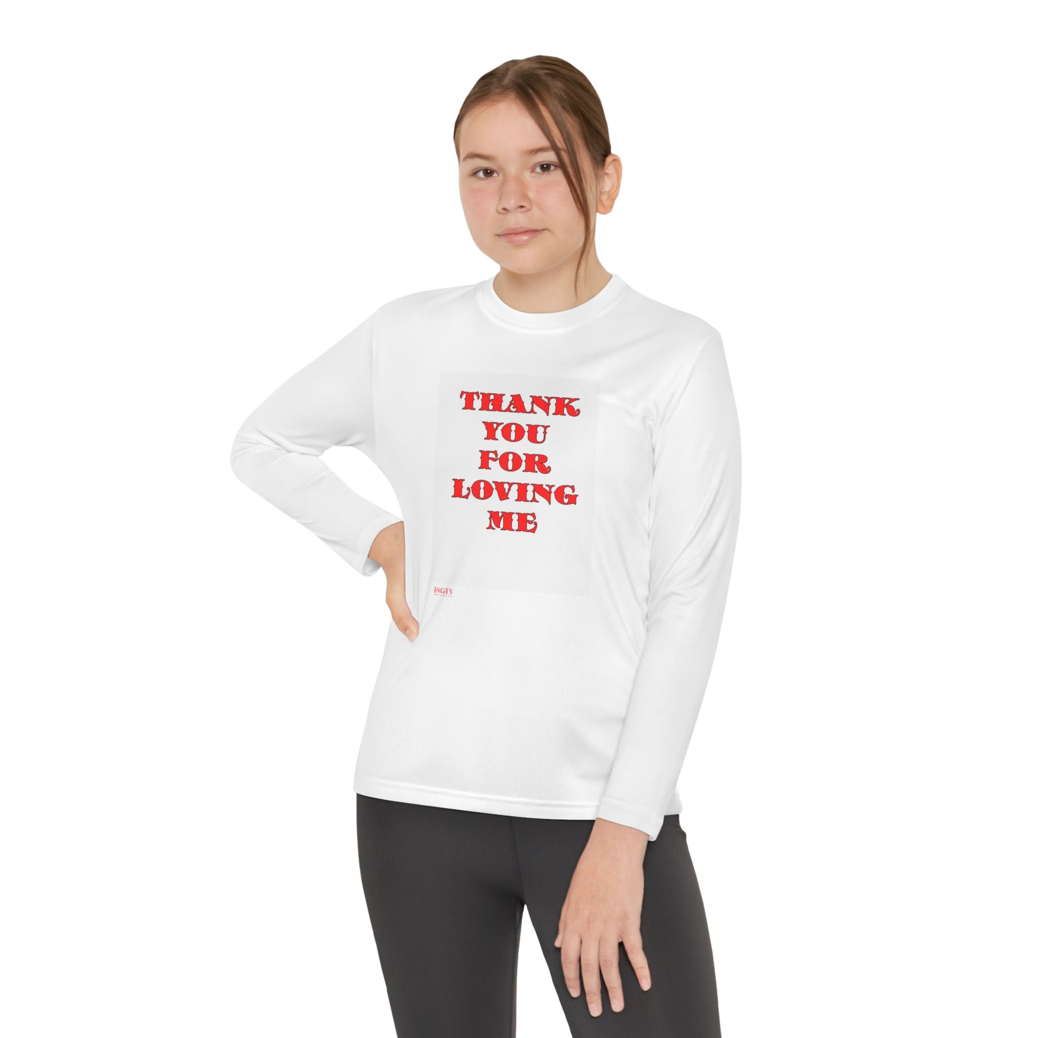 Youth Long Sleeve Competitor Tee Thank You