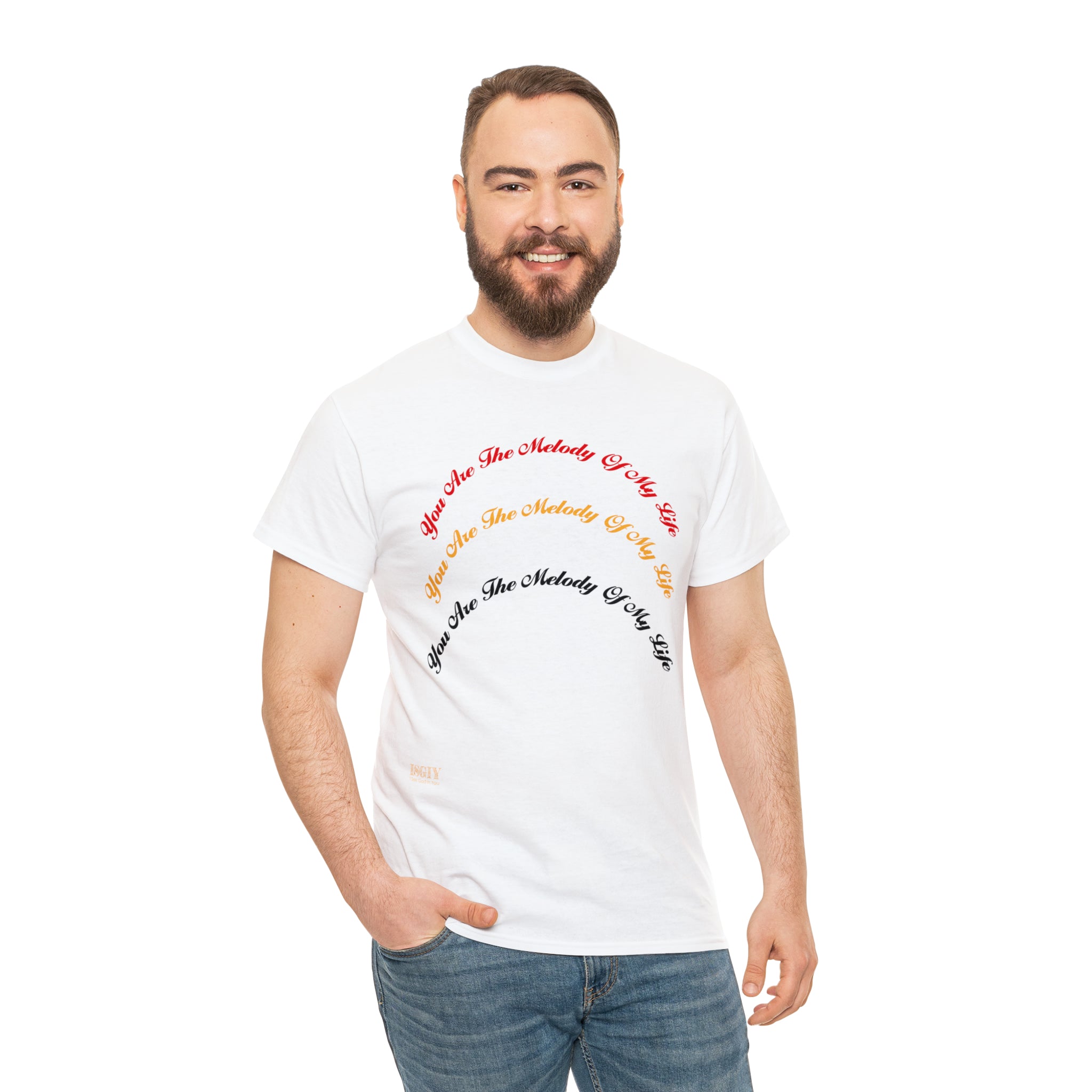 Unisex Heavy Cotton Tee...You Are The Melody multi