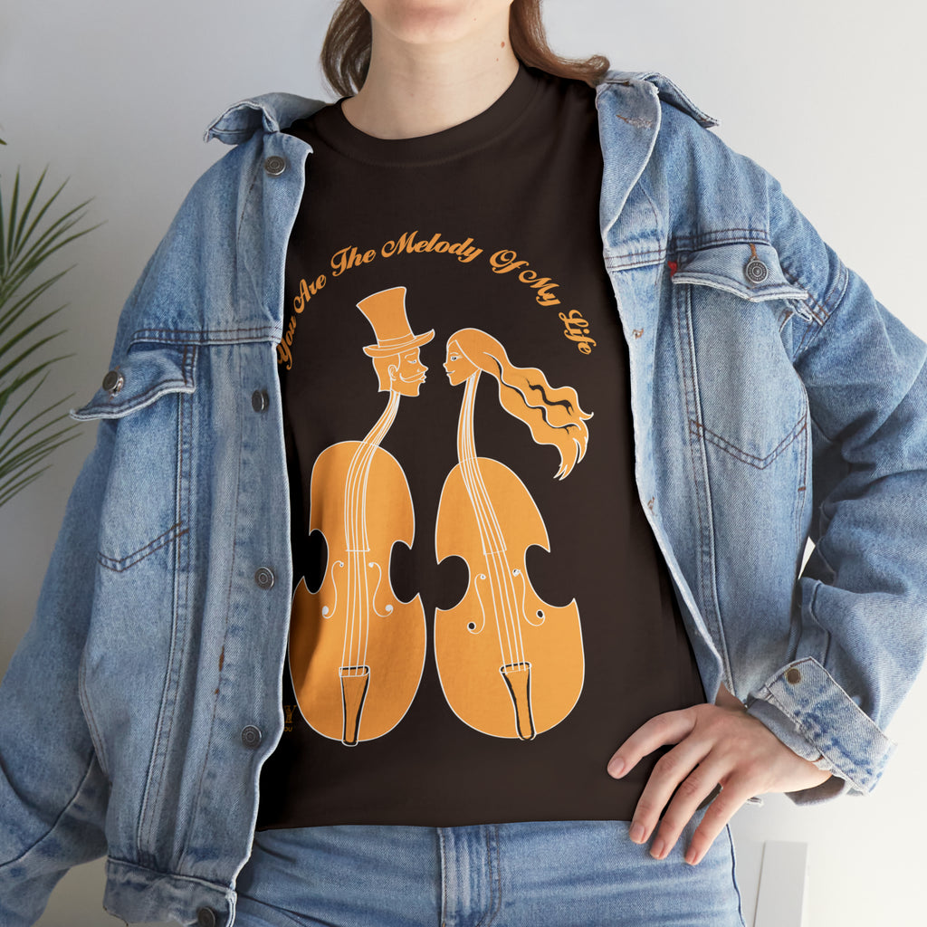 Copy of Unisex Heavy Cotton Tee...You Are The Melody Yel