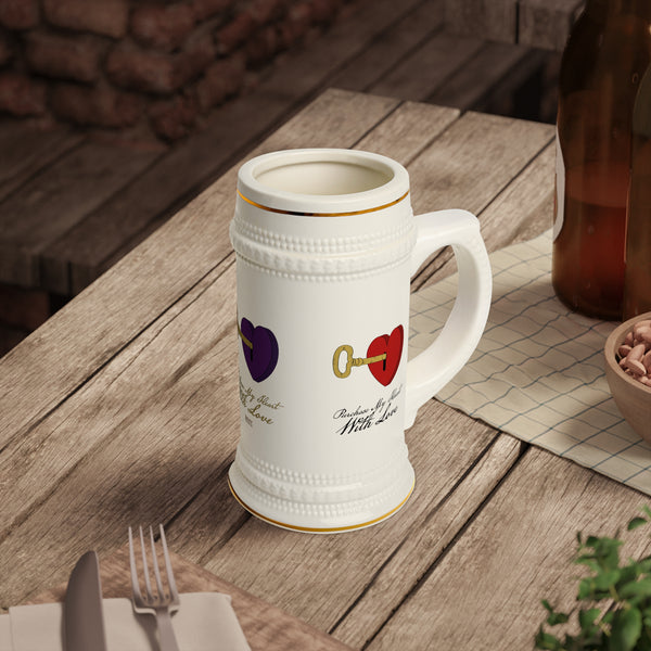 Beer Stein Mug....Purchase My Heart With Love