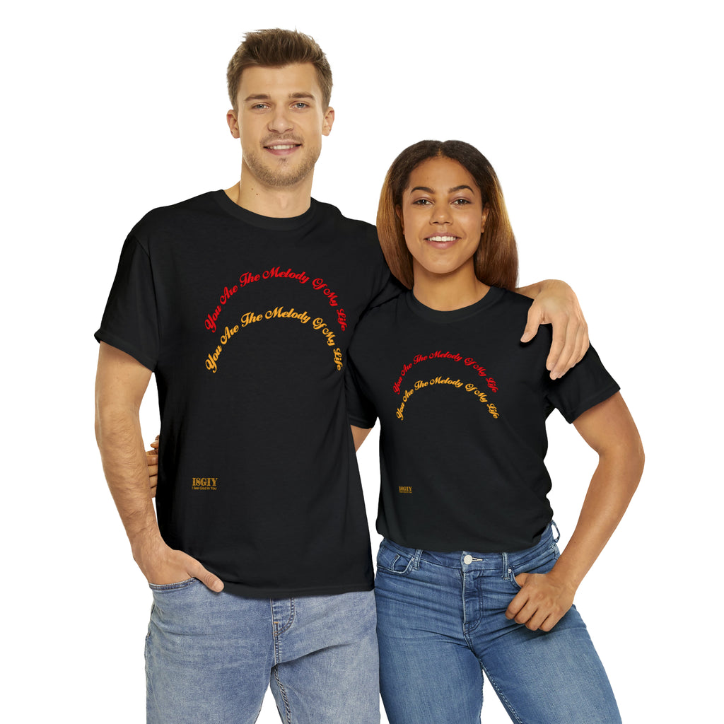 Unisex Heavy Cotton Tee...You Are The Melody multi