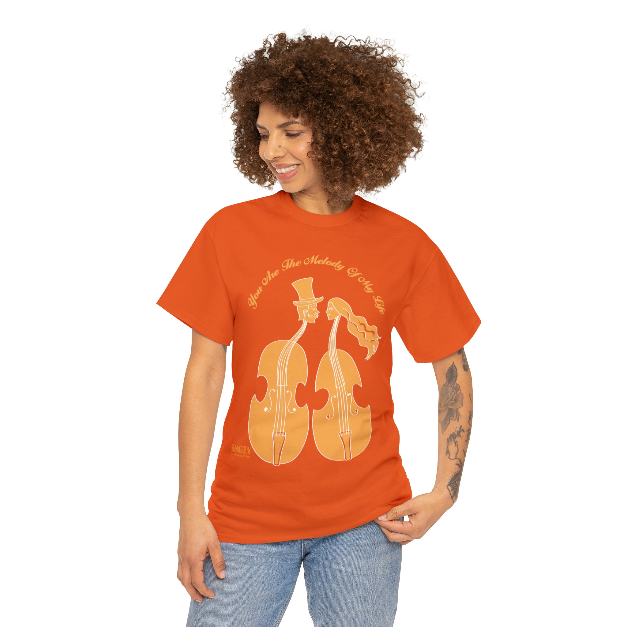 Copy of Unisex Heavy Cotton Tee...You Are The Melody Yel