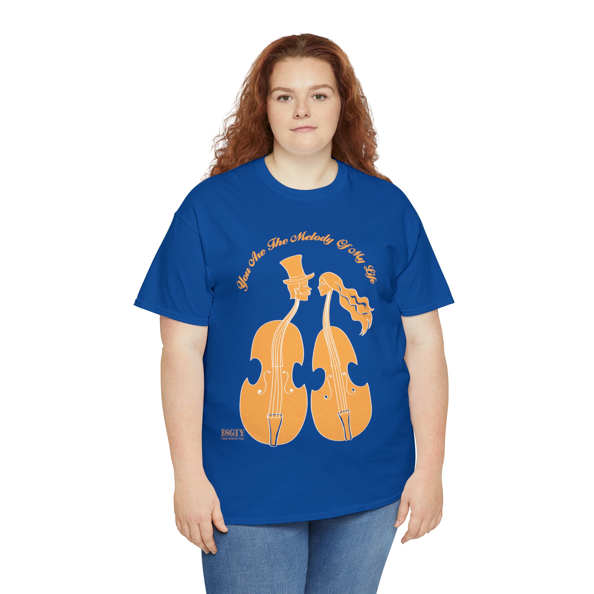 Copy of Unisex Heavy Cotton Tee...You Are The Melody Yel