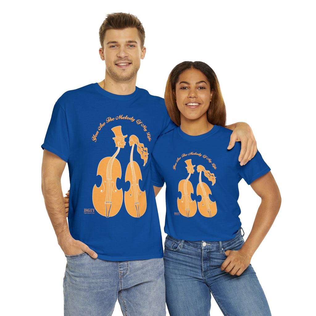 Copy of Unisex Heavy Cotton Tee...You Are The Melody Yel