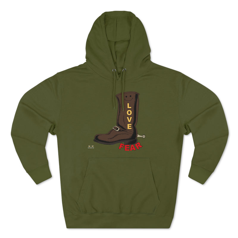 Copy of Unisex Premium Pullover Hoodie...Love Over Fear
