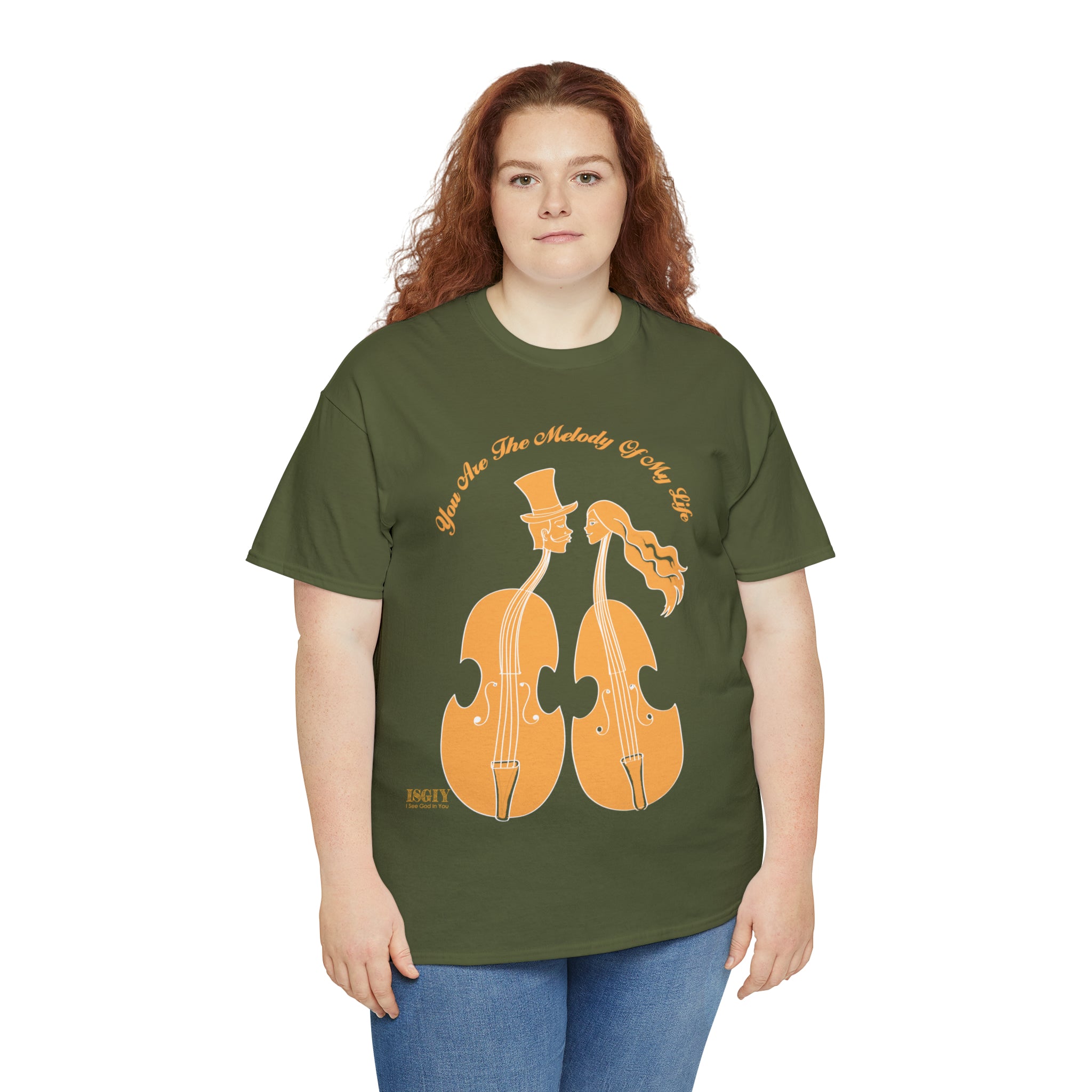 Copy of Unisex Heavy Cotton Tee...You Are The Melody Yel