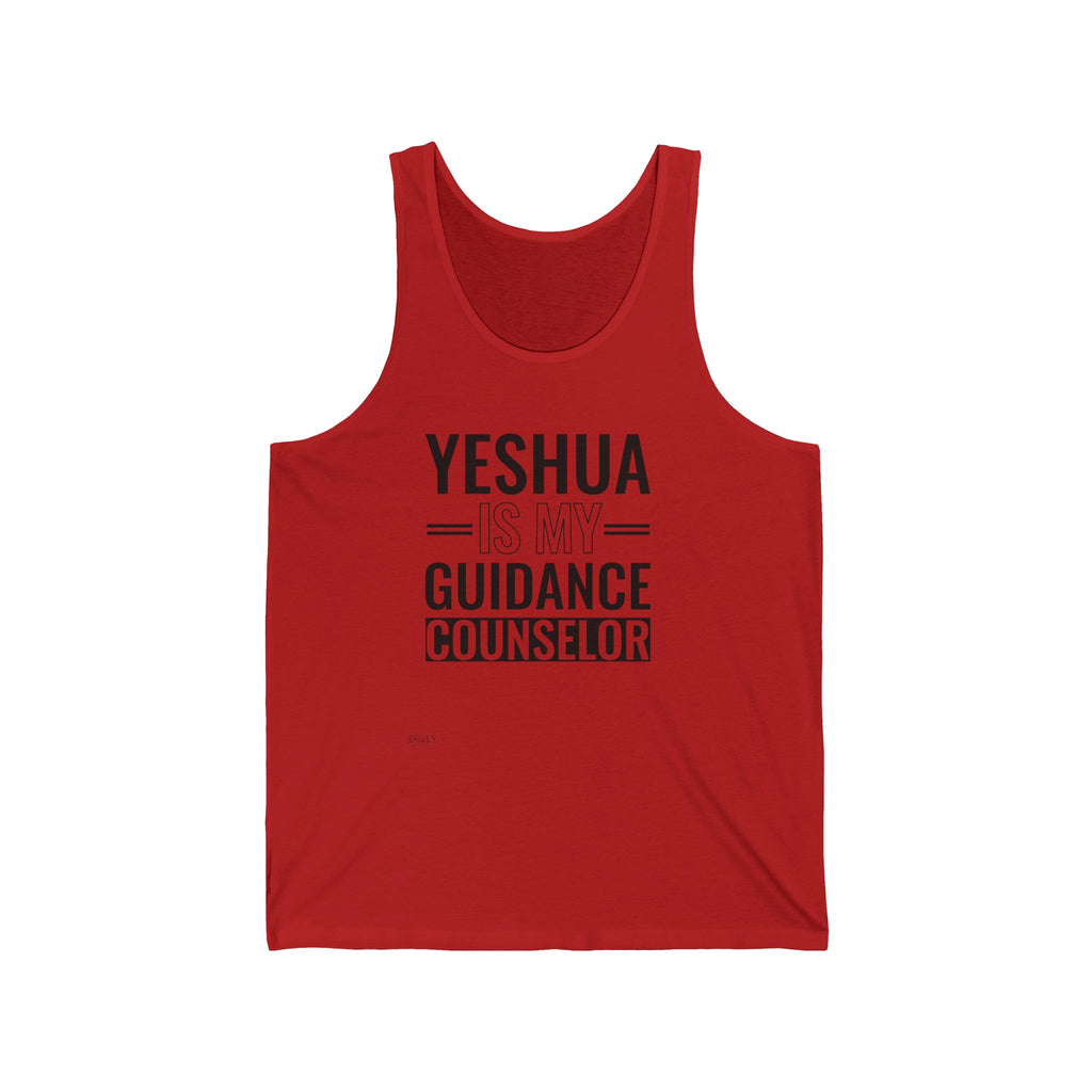 Yeshua Is My Guidance Counselor Tank — Christian Faith Inspirational Tank Top