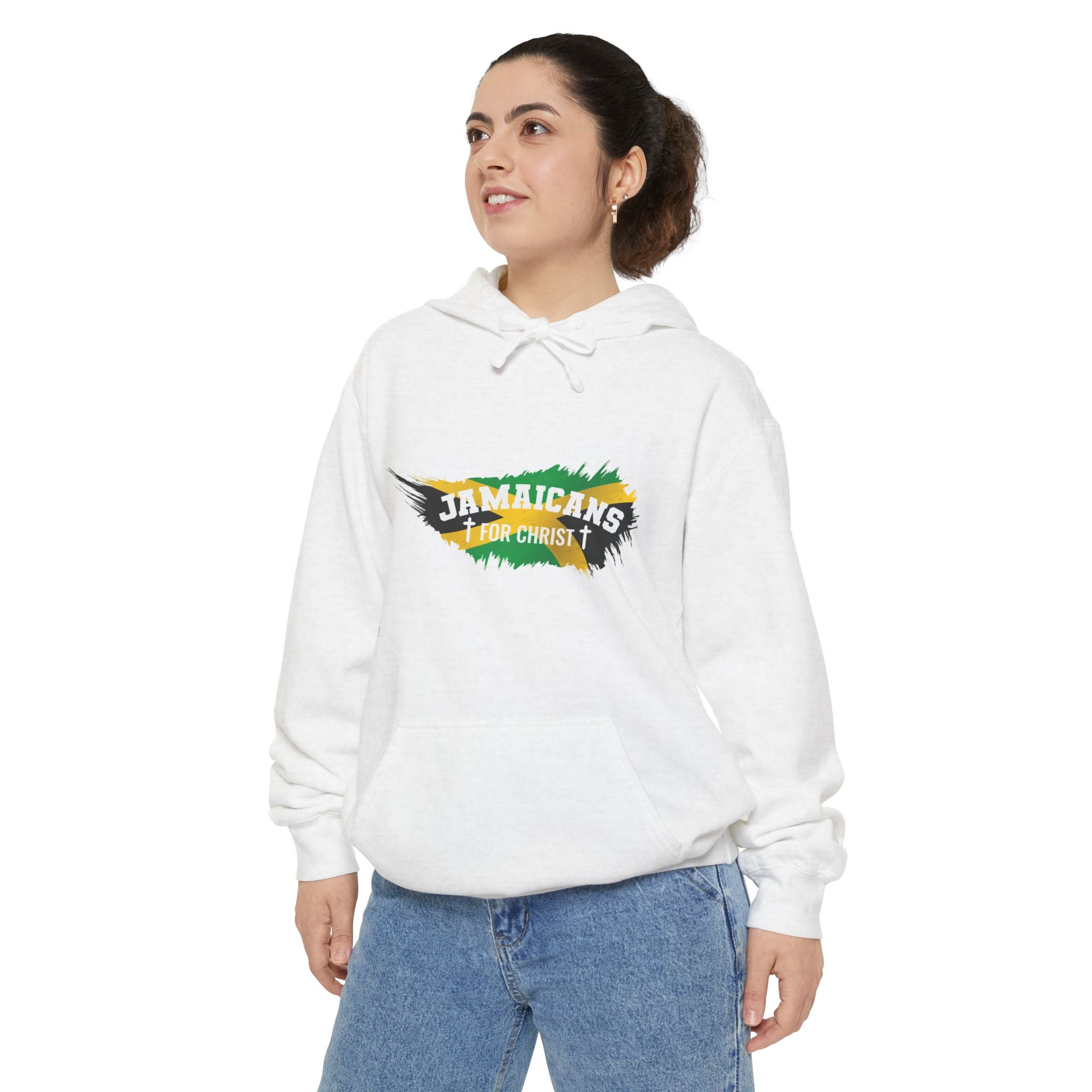 Jamaicans for Christ Flag Graphic Hoodie