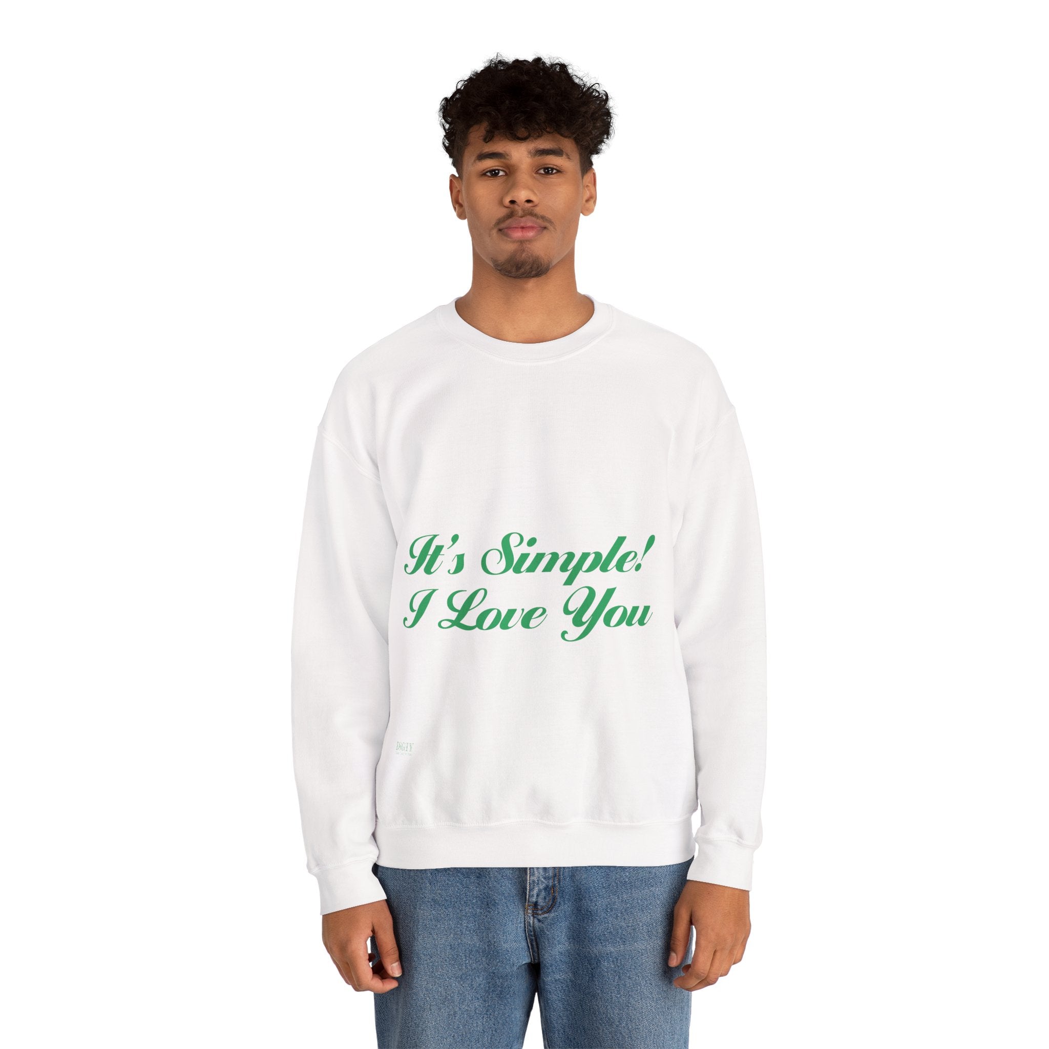 Simple I Love You Sweatshirt