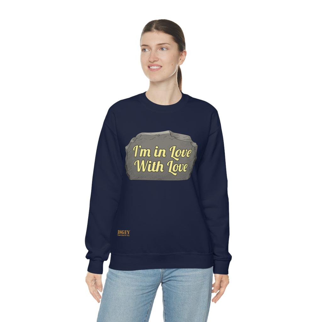 Unisex Heavy Blend Crewneck Sweatshirt In Love With Love