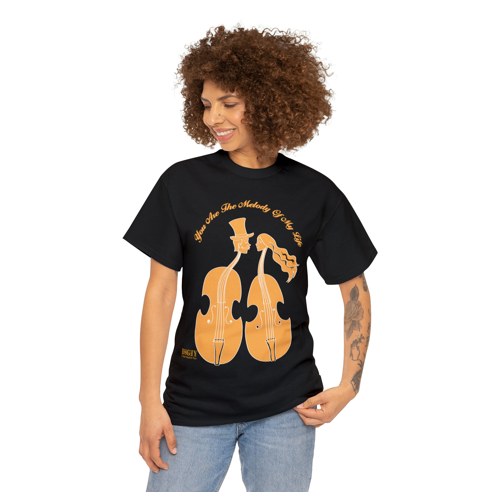 Copy of Unisex Heavy Cotton Tee...You Are The Melody Yel