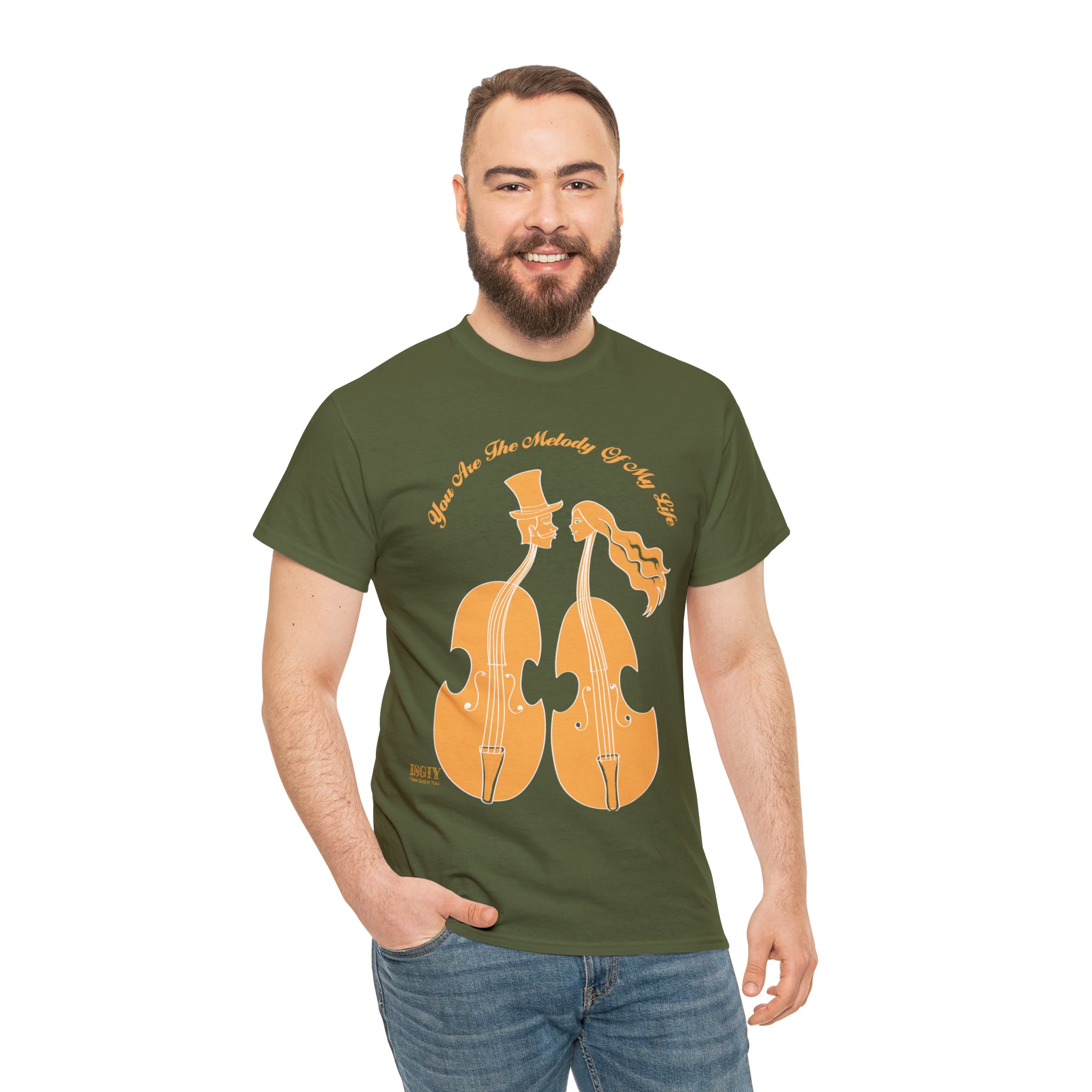 Copy of Unisex Heavy Cotton Tee...You Are The Melody Yel