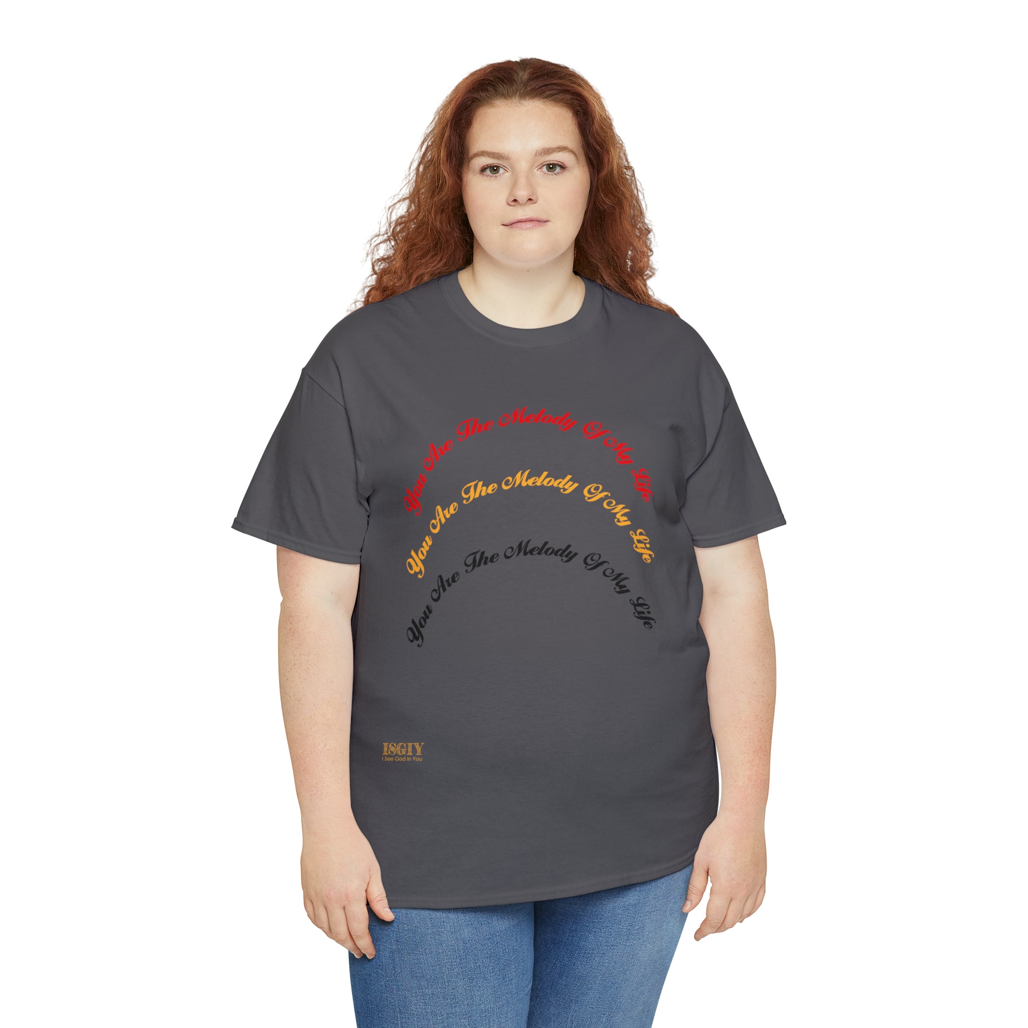 Unisex Heavy Cotton Tee...You Are The Melody multi