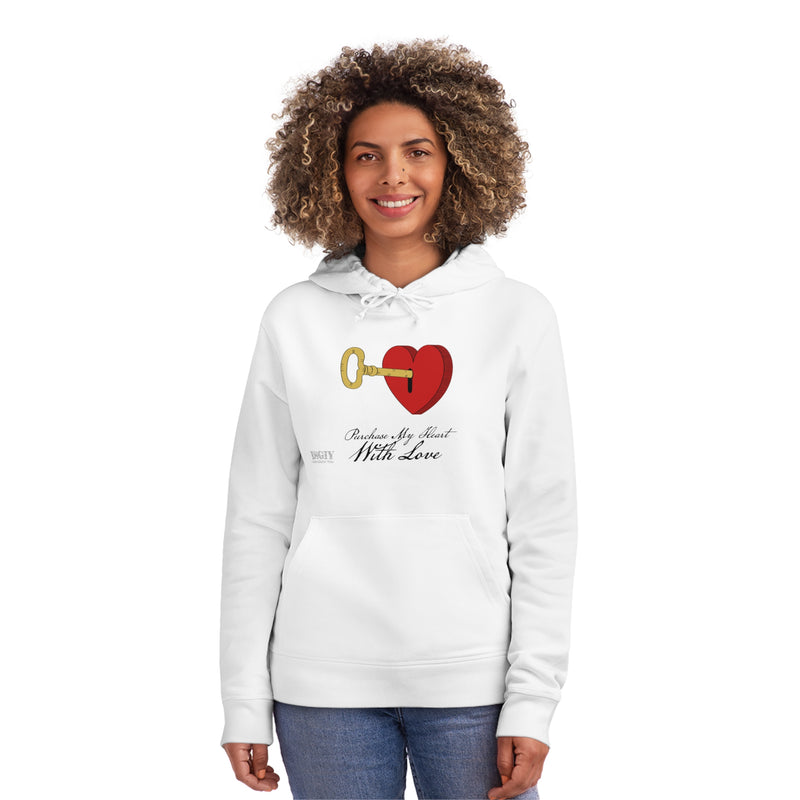 Unisex Drummer Hoodie. Purchase My Heart With Love