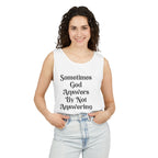 Sometimes God Answers By Not Answering Christian Tank Top