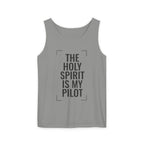 Holy Spirit Is My Pilot Tank Top — Christian Faith Graphic Tank