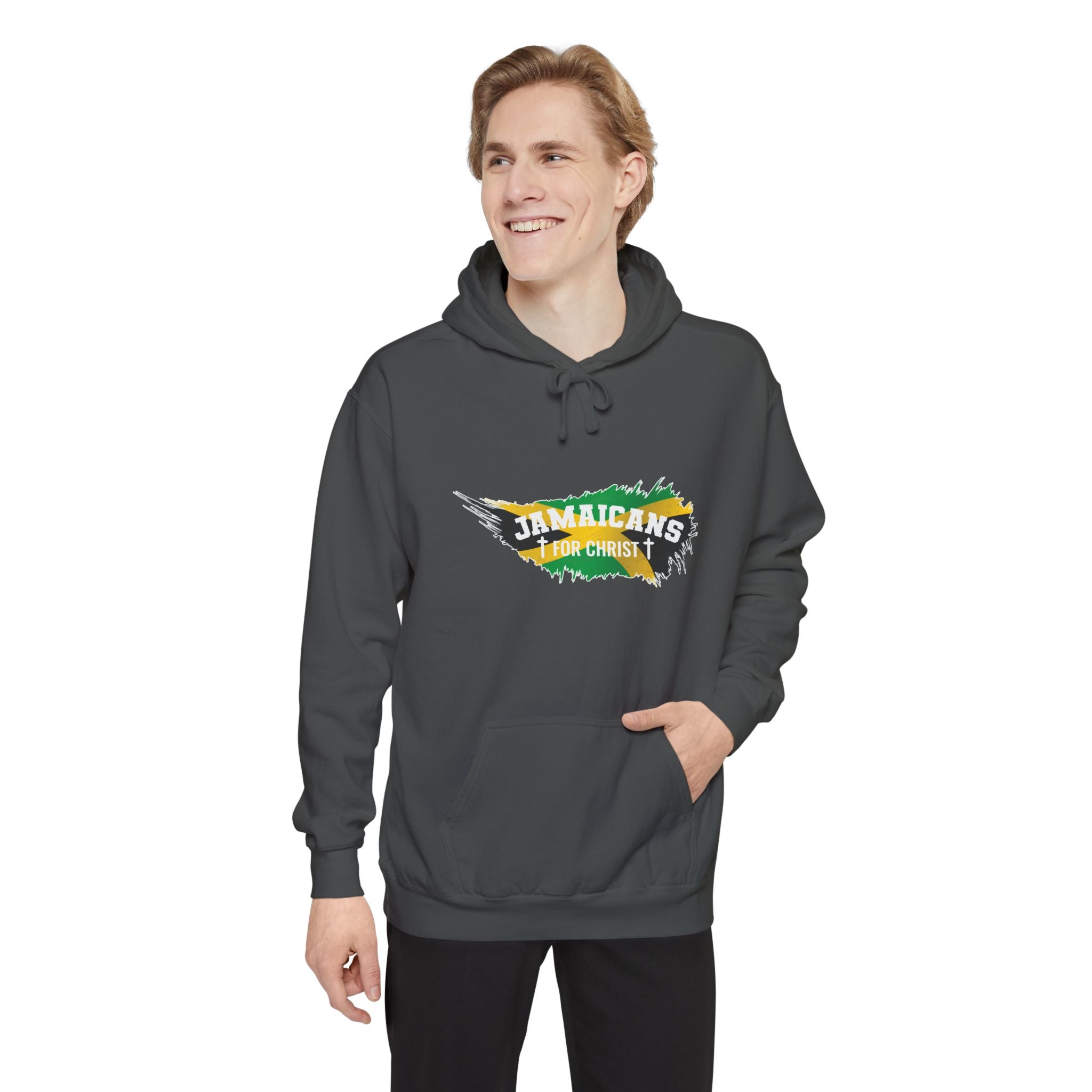 Jamaicans for Christ Flag Graphic Hoodie
