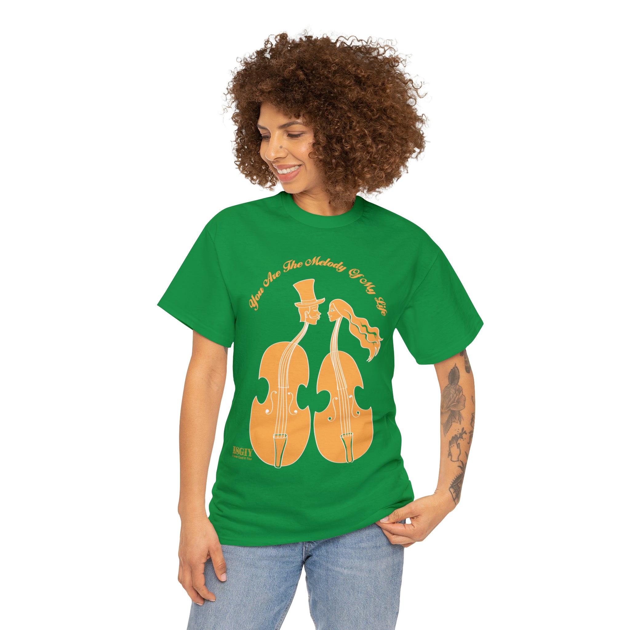 Copy of Unisex Heavy Cotton Tee...You Are The Melody Yel